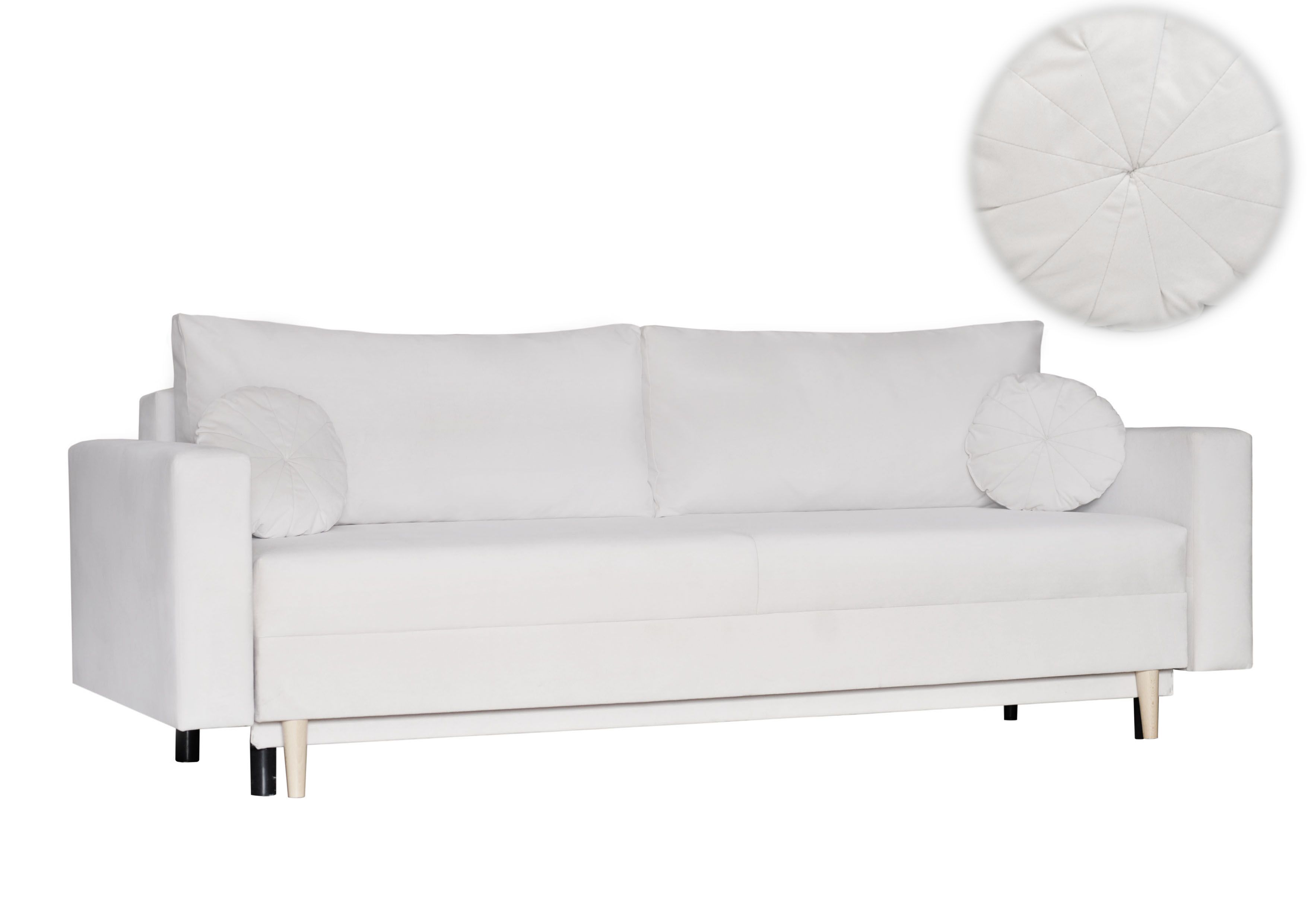 Sofa rozkładana Amaro 3 osobowa z funkcją spania 5