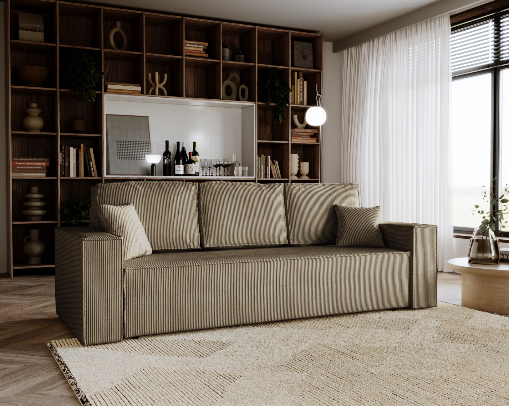 Sofa rozkładana Amica 3 osobowa funkcja spania 4