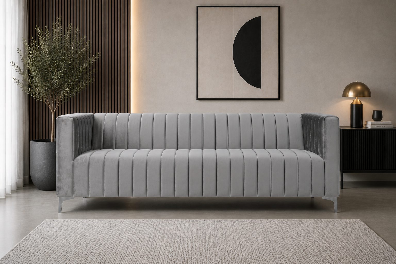 Sofa 3-osobowa Verto – elegancka sofa tapicerowana do salonu