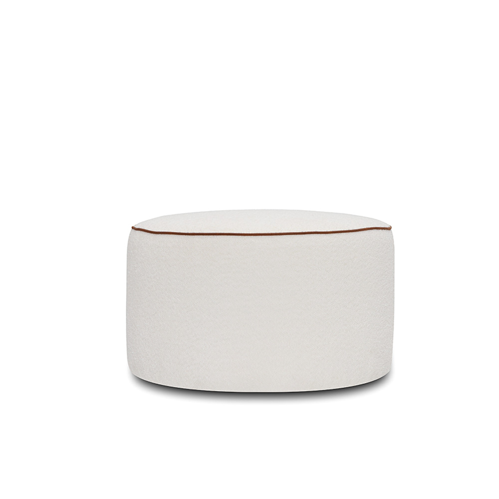 Pufa Luma – designerska pufa tapicerowana o organicznej formie Opis 4