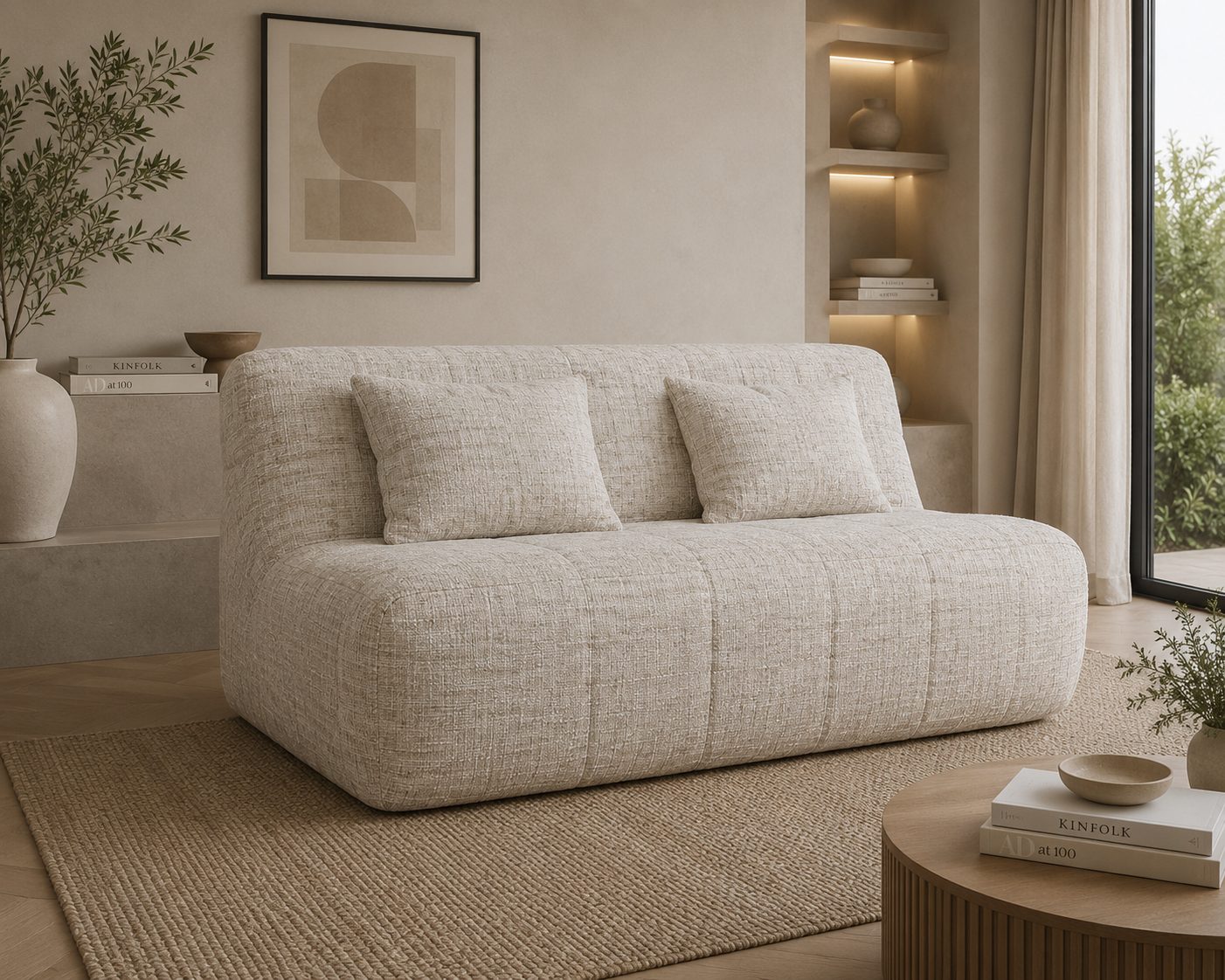 Sofa 2-osobowa Livia – nowoczesna sofa modułowa do salonu